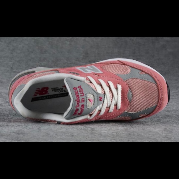 LAST ONE Women 993 Running shoes Pink Cancer Cure - Picture 4 of 6